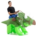 thumbnail image 1 of HSCTEK Inflatable Dinosaur Costume Adult Men Women, Blow Up Costume Riding Triceratops Dinosaur Costume Youth, Ride On Dinosaur Halloween Costume Teen, 1 of 4