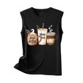 thumbnail image 3 of LSLJS Blouse Sans Manches Imprimée Mode Décontractée pour Femmes Col Rond Sexy Pull-Over Slim, Débardeurs pour Femmes, 3 of 4