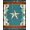 Teal Brown Orange, Pattern 20, variant on ODIKA 8'x10' Washable Area Rug Non-Slip Chair-Friendly Mat Teal Farmhouse Stars Distressed Plank Motif Terracotta Round for Dining Room, Large Office, Lounge