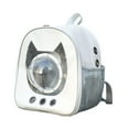 thumbnail image 3 of MERIGLARE Carrier Backpack Fashion Hiking Bag Universal Container Pet Carrier Backpack White, 3 of 7