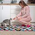 thumbnail image 3 of Pioneer Flower Floral Print Pattern Kitchen Rugs Sets Of 2, Anti Fatigue Non Slip Washable Floor Mats for Kitchen Sink Laundry, 17X30 Inch + 17X47 Inch, 3 of 6