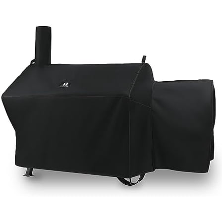 Grill Cover for Oklahoma Joe's Longhorn Offset Smoker Grill, 70 inch Durable & Waterproof Oklahoma Joe Smoker Accessories