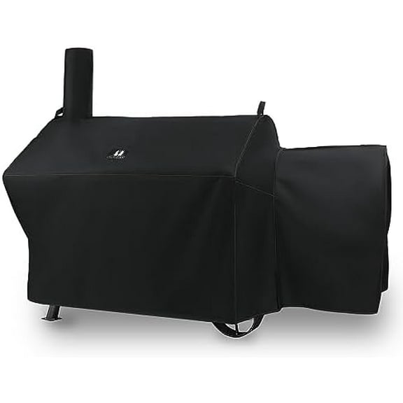 Grill Cover for Oklahoma Joe's Longhorn Offset Smoker Grill, 70 inch Durable & Waterproof Oklahoma Joe Smoker Accessories