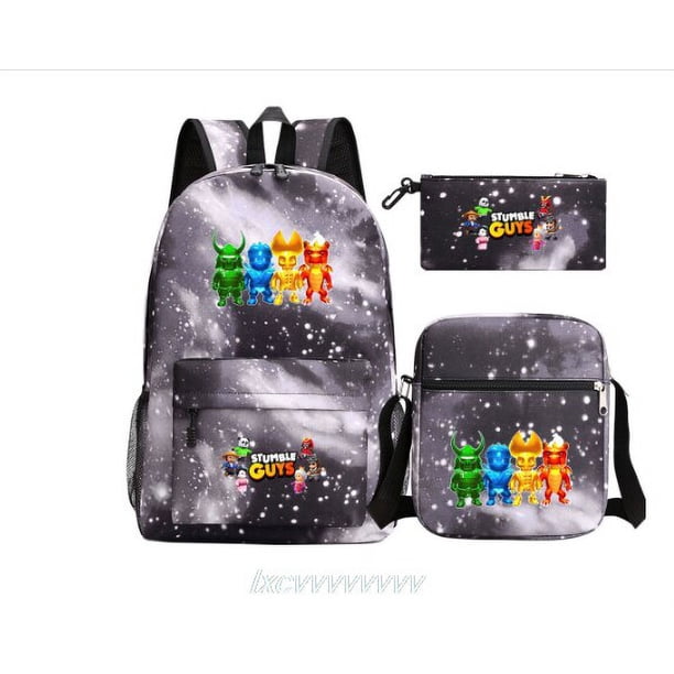 STUMBLE-mochila escolar de lona impermeable para adolescentes, niñas y niños, Mochilas Kawaii para estudiantes, Mochilas para portátil de 3 piezas