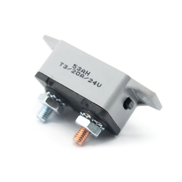 Sidaley Disyuntor de reinicio manual, fusible de protección de energía, interruptor de alimentación de cableado automotriz para Motor de Type2 NO2