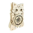 thumbnail image 4 of Rompecabezas 3D de madera perfecl reloj de gato decoración de escritorio, 4 of 8