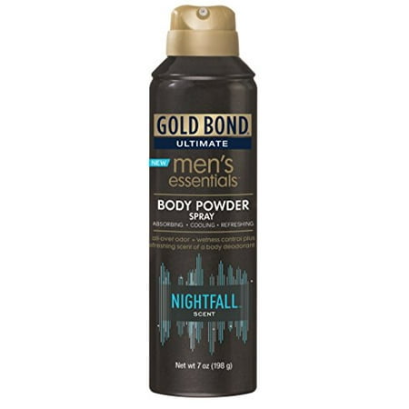 8 Pack Gold Bond Ultimate Men's Essentials Body Powder Spray Nightfall 7oz