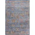 thumbnail image 1 of HomeRoots 352917 5 ft. 3 in. x 7 ft. 7 in. Polyester Blue Area Rug, 1 of 1