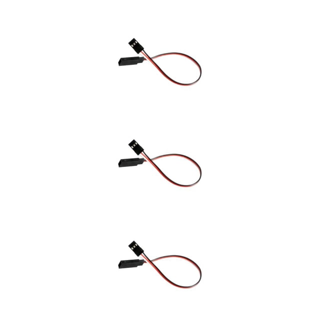 Maytalsory Universal Model Servo Extension Cable - Premium ABS Extension Cord Wire Connectors Extension 200MM 3Set
