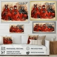 thumbnail image 4 of Designart "Kabuki Theatre Japon wall art IV" Japanese Canvas Wall Art, 4 of 5