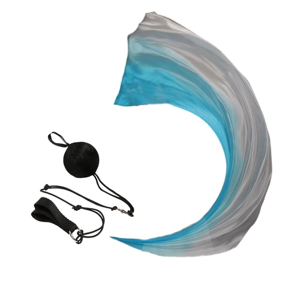 COOLHOOD 1Pc with Poi Ball Belly Dance Poi Streamers Throw Ball in Dance and Polynesian Dances