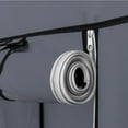 thumbnail image 6 of Xilee Portable Closet Wardrobe for Hanging Clothes Closet with Cover,10 Storage Organizer Shelves for Bedroom, Durable and Easy to Assemble, Grey, 6 of 11