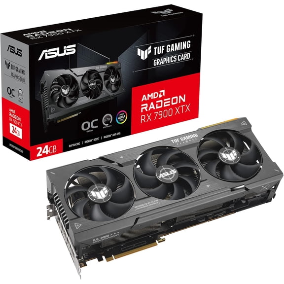 Restored ASUS TUF Gaming AMD Radeon RX 7900 XTX OC Edition Gaming Graphics Card 24GB (Refurbished)