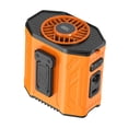 thumbnail image 3 of Ventilador portátil de cintura, ventilador deportivo de refrigeración, recargable, fácil de transportar y rápido. Naranja, 3 of 8
