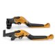 thumbnail image 1 of Adjustable Brake Clutch Levers CNC Aluminum Alloy Replacement for Yamaha MT25 MT?03 R25 R3Gold, 1 of 5