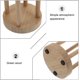 thumbnail image 5 of Taza de madera, dispensador de tazas, soporte para café, organizador de tazas, barra de papel, almacenamiento para café, té, Au Lait Boutique Restaurant Feliz Sencillez, 5 of 5