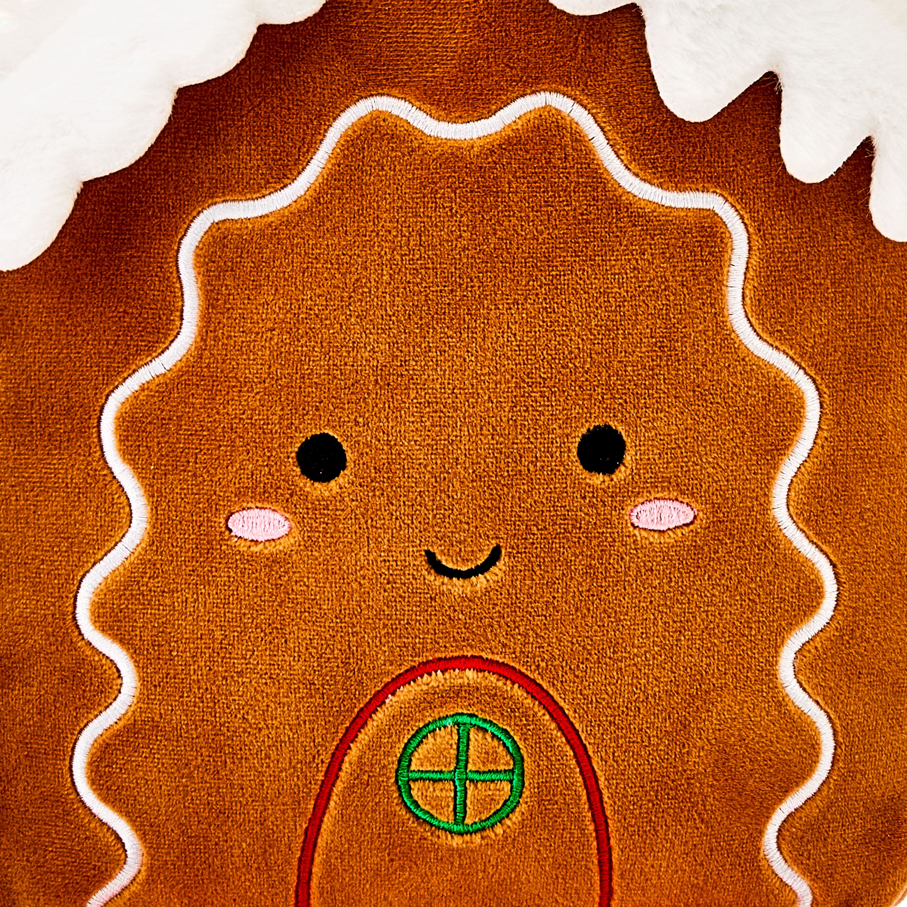 Spark.Create.Imagine. Holiday Plush Gingerbread House Baby Toy, Brown, Infant