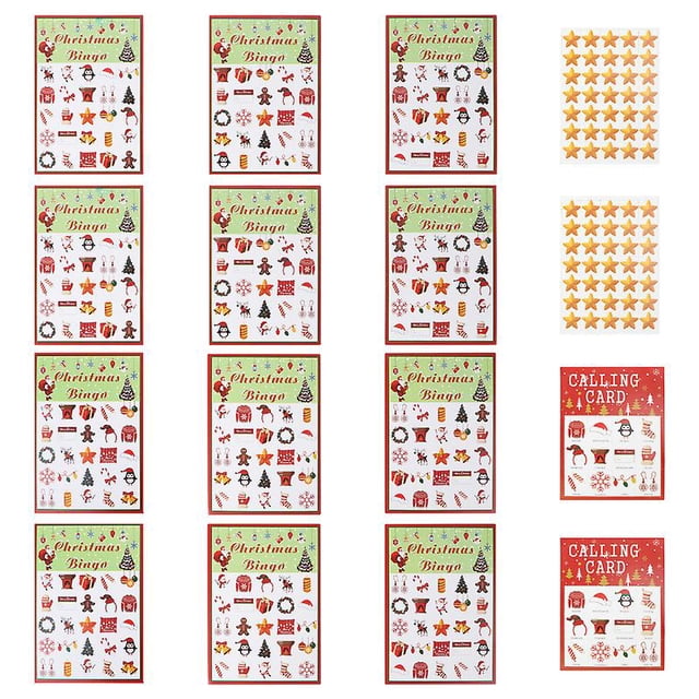 Juego de Bingo Navideño 37 Tarjetas Allinless