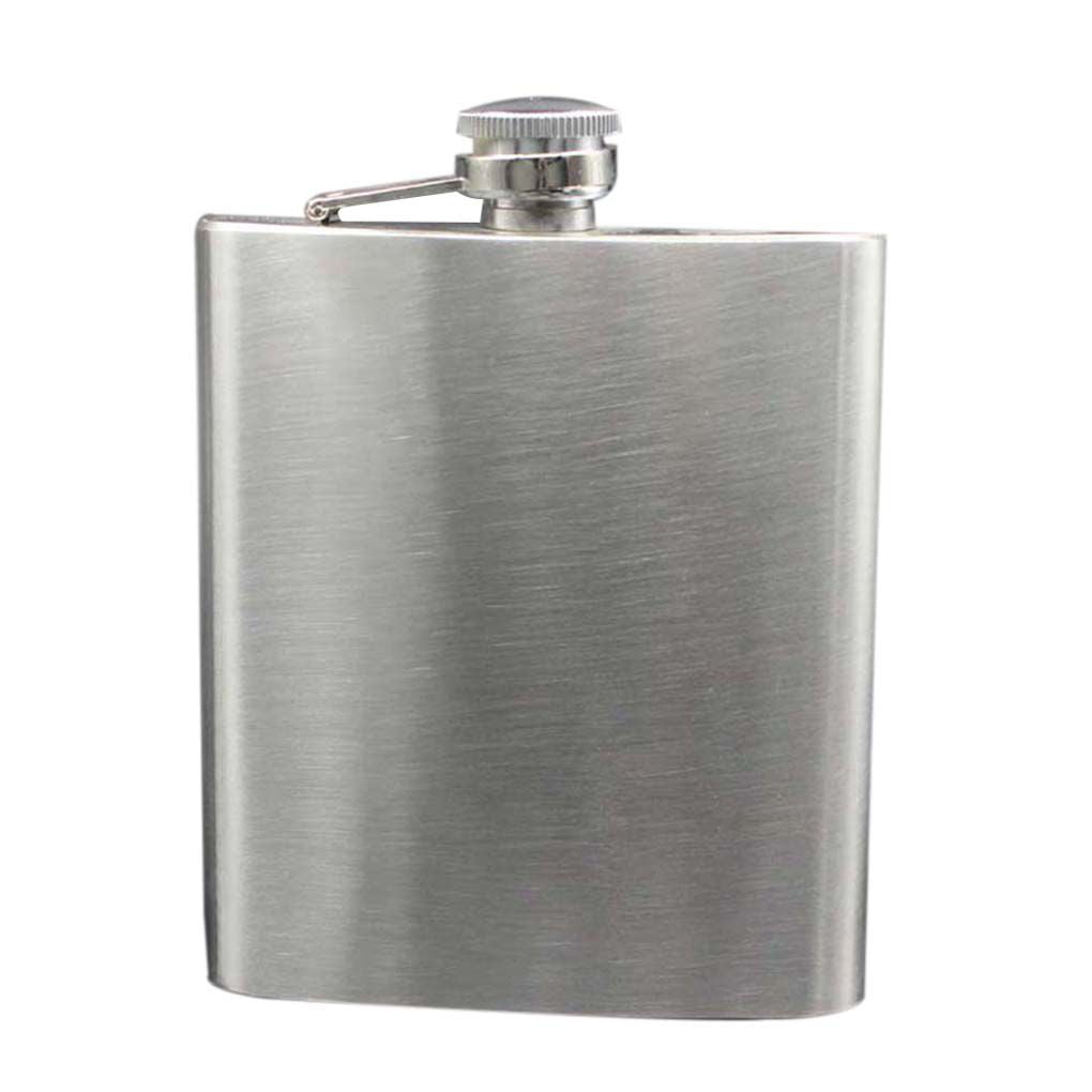 Stainless Steel Hip Flask Flagon Portable Wine Whisky Pot Bottle Drinkware  CA 