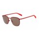 thumbnail image 1 of Calvin Klein CK2136S-365 Gafas de sol cuadradas en rojo intenso con lentes burdeos para hombre Calvin Klein CK2136S-365, 1 of 1
