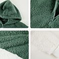 thumbnail image 3 of Laklulu - Sudadera con capucha para niñas, de forro polar difuso, informal, holgada, con bolsillos, 3 of 5