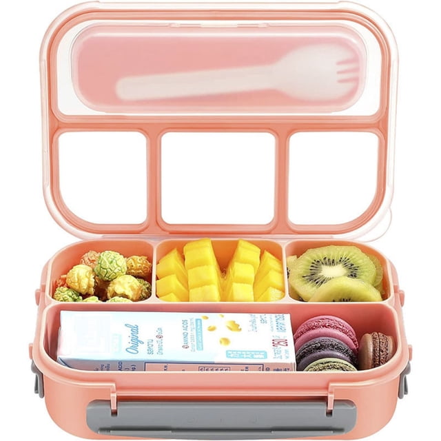Contenedor de Alimentos Lonchera Lunch Box Hermético Topper con 4 Divisiones Segos Contenedor Hermético