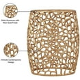 thumbnail image 4 of Meridian Furniture Priya Solid Gold Aluminum End Table, 4 of 7