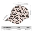 thumbnail image 2 of Rateoe Cute Puppy Pattern Men’s Baseball Cap – Adjustable Curved Brim Hat, Soft Cotton Sports Cap for Outdoor, Casual, and Everyday Wear, Comfortable & Breathable, 2 of 6