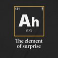 thumbnail image 4 of Novelty Genius "Element of Surprise" Funny Science Shirt, Ringspun Cotton T-Shirt, Mens/Womens Fits, 4 of 4