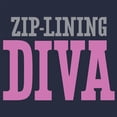 thumbnail image 3 of CafePress - Zip Lining DIVA Kids Sweatshirt - Kids Sweatshirt, Youth Crew Neck Sweatshirt, 3 of 4