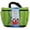 Green, variant on Allary #1640 Toiletry Tote, Pink/Black