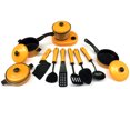 thumbnail image 1 of Cookware Toy Set Simulated Educational Plastic Pretend Play Toy Kitchen Cooking Set for Kids, 1 of 9