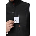 thumbnail image 4 of Mofiz Men's Vest Outerwear Full Zip Windproof Sleeveless Hiking Golf Jacket Black M-2XL, 4 of 15