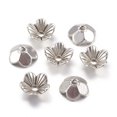 thumbnail image 1 of Alloy Bead Caps Cadmium Free & Lead Free Flower Antique Silver 10x10x3mm Hole: 1.5mm, 1 of 2