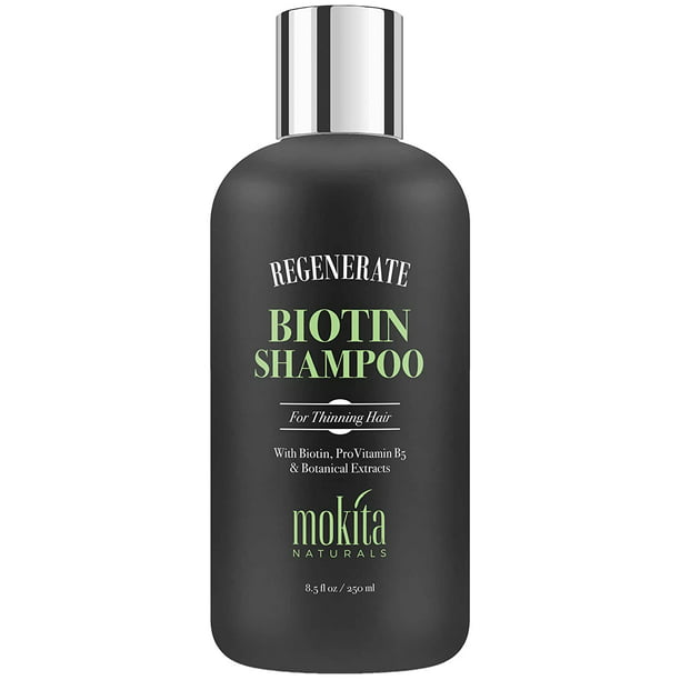 Mokita Naturals Hair Thickening Shampoo & Biotin Shampoo for Hair  Volumizing Shampoo for Thinning Hair and Fine Hair, Regrowth Thickening  Products for Men Women, Sulfate Free & Vegan Friendly Mens Sha -
