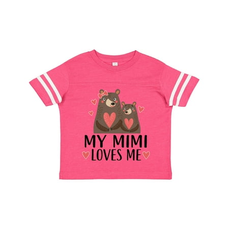 

Inktastic My Mimi Loves Me Bear Gift Toddler Boy or Toddler Girl T-Shirt