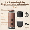 thumbnail image 2 of Portable Electric Espresso Coffee Maker -Cordless Mini Coffee Machine,Smart Brew Coffee Machine,1 x concentrated capsule coffee machine 1 x charging cable 1 x powder spoon, 2 of 6