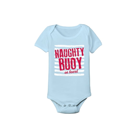 Instant Message - Naughty Buoy on Board - Infant Baby One Piece