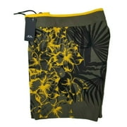 Men's Oakley Board Short Biscuit Flower Seamless Dark Brush 18 Inches - Size 34