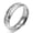 Silver, variant on One Row Cz Wedding Eternity Band Ring Steel Womens Mens Ginger Lyne Collection