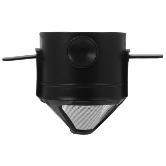 Niceauty Reusable Filter Coffee Filter Funnel Black For Coffee Enthusiasts For Travel 1Pcs
