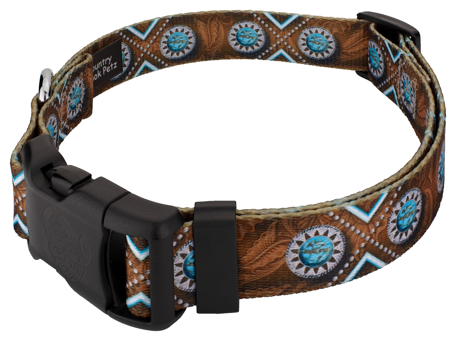 Country Brook Petz® Saddle Up Everyday Dog Collar and Leash, Medium