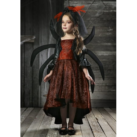 Girl's Spooky Widow Dress Costume