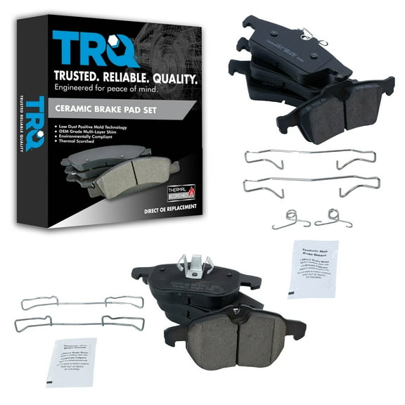 TRQ Premium Posi Ceramic Brake Pad Front & Rear Set Kit for 04-11 Saab 9-3 BFA13057 Fits select: 2004-2011 SAAB 2023-09-03 00:00:00