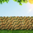 thumbnail image 2 of Artificial Leaf Fence Expandable Faux Leaf Privacy Fence Realistic Leaf Screen Hedge Grass Decorative Backdrop for Garden Patio Yard Balcony Home Decoration, 2 of 10