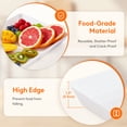 thumbnail image 6 of Lifewit 3 Pack Plastic Serving Trays for Party, Plastic Serving Platters for Party, Serving Trays Platters, White, 6 of 8