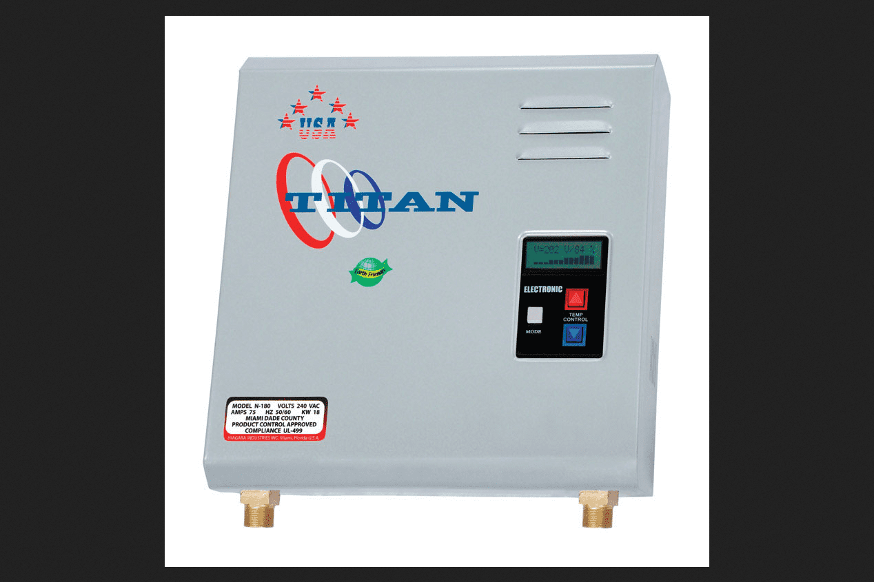 Titan Tankless Water Heater Electric 101/2 in. H x 3 in. L x 111/2 in