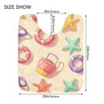 thumbnail image 5 of Yayeee Bath Rugs for Bathroom Floor Set of 2 Non Slip Fluffy Soft Absorbent Mat, Beach Toys Pattern, 5 of 7