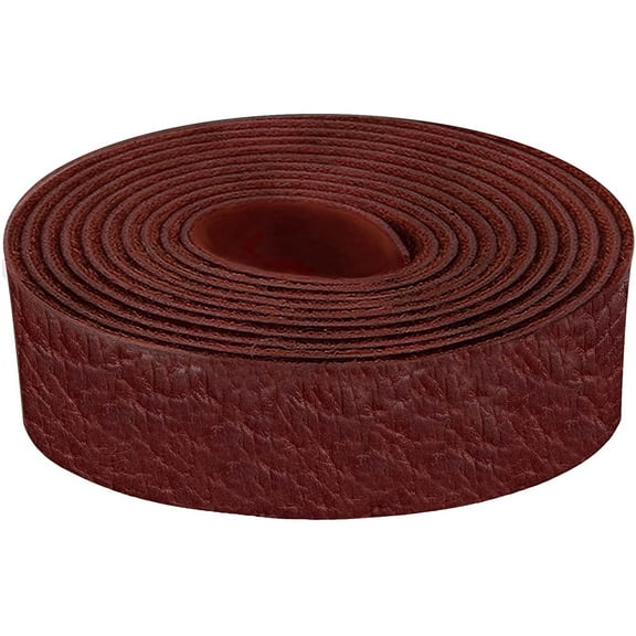 ELW 6-7 oz. 2.4-2.8mm Straps, Belts, Strips Peanut 3/4" X 50" 1.9cm X 127cm Full Grain Leather Bison Hide DIY Craft Projects, Bag, Chap, Motorcycle, Shoe, Clothing, Jewelry, Wrapping