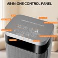 thumbnail image 3 of Edendirect 1500W 24.2in. Portable Electric Tower Space Heater,Remote,Timer,4 Heating Mode,3 Flame Color,Child Lock, 3 of 8